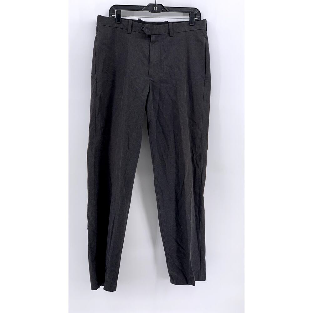 JOHN W. NORDSTROM Men's Charcoal Straight Leg Regular Fit Pants SZ 33X32